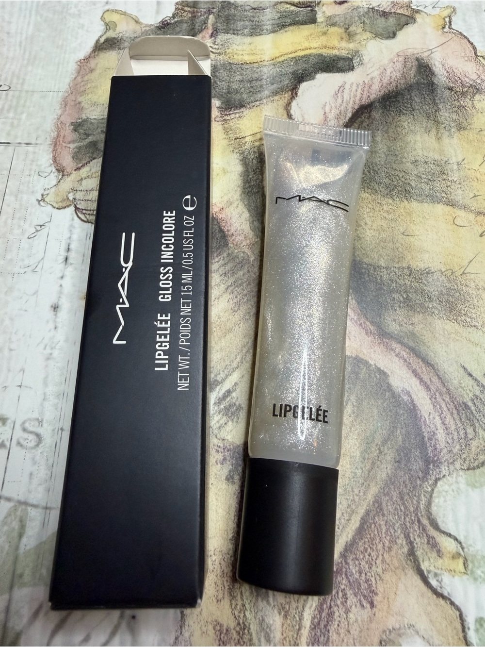 MAC COSMETICS BNIB COOL & ALOOF LIPGELEE lipgloss lipglass Rare Gloss Limited LE